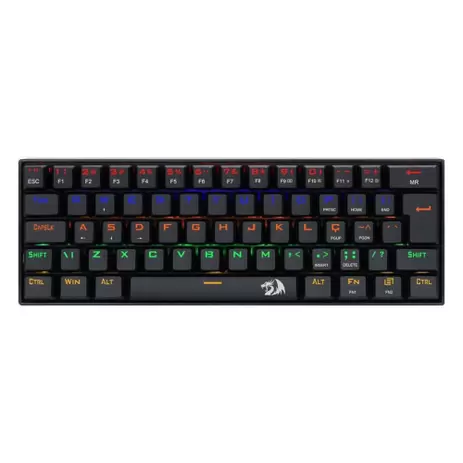 Teclado Mecânico Gamer Redragon Lakshmi K606R LED Rainbow Preto