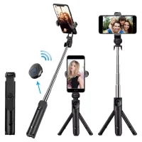 Bastão Tripé Mini 360º Pau De Selfie Bluetooth para Celular
