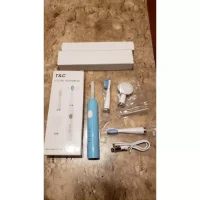 Escova Elétrica de Dente e Rosto Recarregável