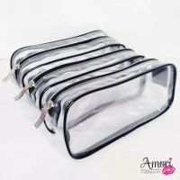 Estojo Necessaire com Divisórias para Lápis Canetas Pincéis Maquiagens