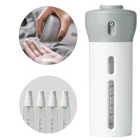 Kit Viagem Dispenser de Líquidos 4 em 1 Portátil