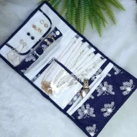 Porta Joias Portátil Com Zíper Para Viagem