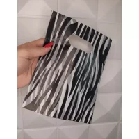 Sacolas Plásticas Estampadas para Lojas de Bijuterias, Maquiagens e Presentes